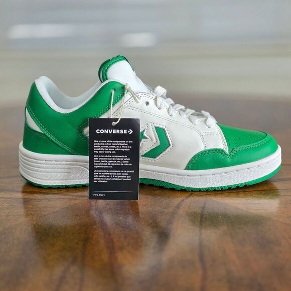 Converse Weapon Low Green White A11957C Larry Bird Boston Celtic DS Women's 9.5 - Picture 8 of 16